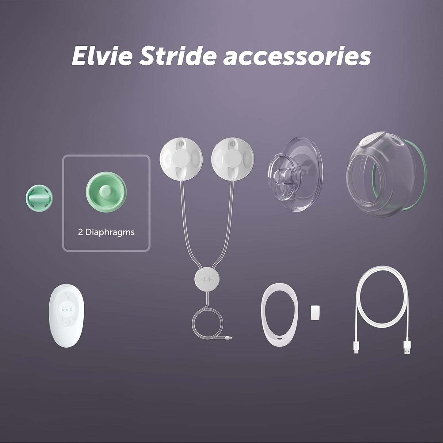 Elvie Stride Breast Pump Diaphragm (2 Pack)