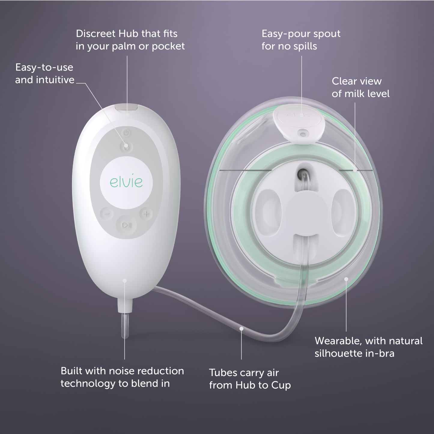 Elvie - Stride Single Electric Wearable Breast Pump