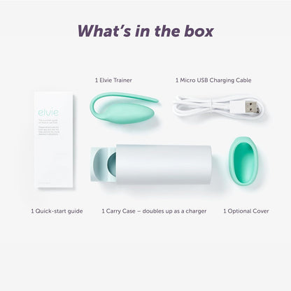 Pelvic Floor Strengthener for Women - Elvie Women's Pelvic Floor Trainer, Smart Kegel Exerciser - App Controlled with biofeedback - Know When You are not Doing The Right Move