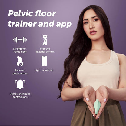 Pelvic Floor Strengthener for Women - Elvie Women's Pelvic Floor Trainer, Smart Kegel Exerciser - App Controlled with biofeedback - Know When You are not Doing The Right Move
