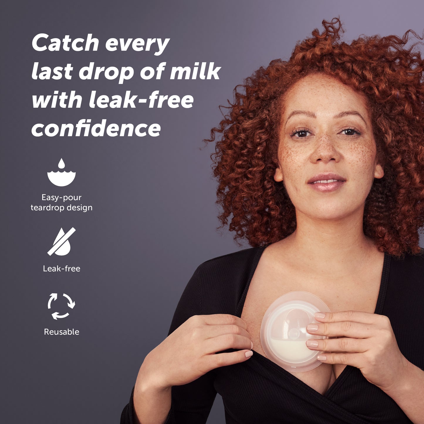 Elvie - Catch Breast Milk Silicone Cups - Catch every last drop of milk with leak-free confidence.