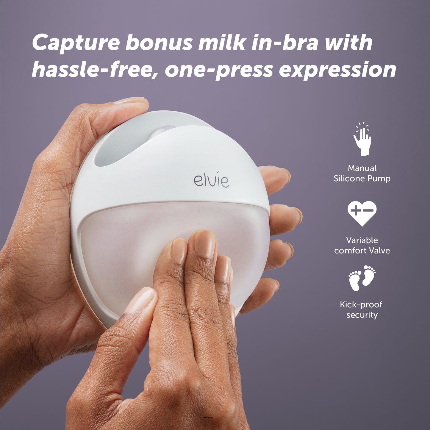 Elvie Curve Manual Wearable Breast Pump