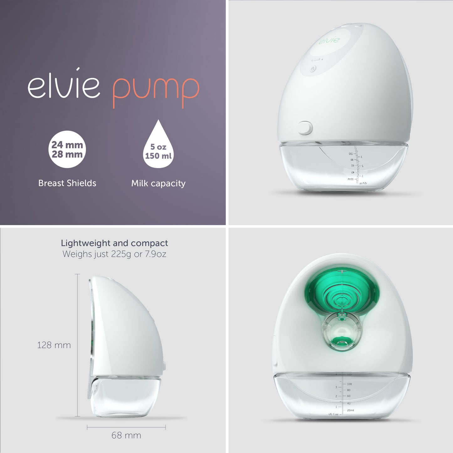 Elvie - Double Electric Wearable Breast Pump