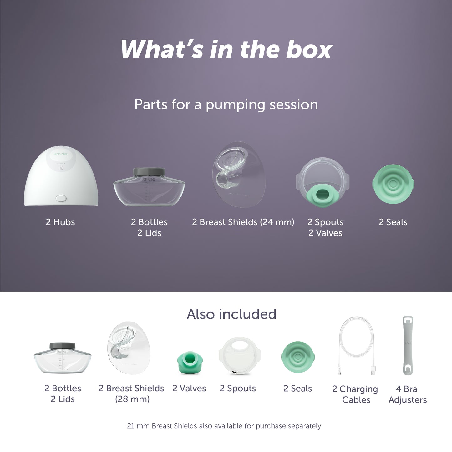 Elvie - Double Electric Wearable Breast Pump