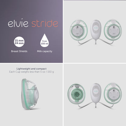 Elvie - Stride Single Electric Wearable Breast Pump