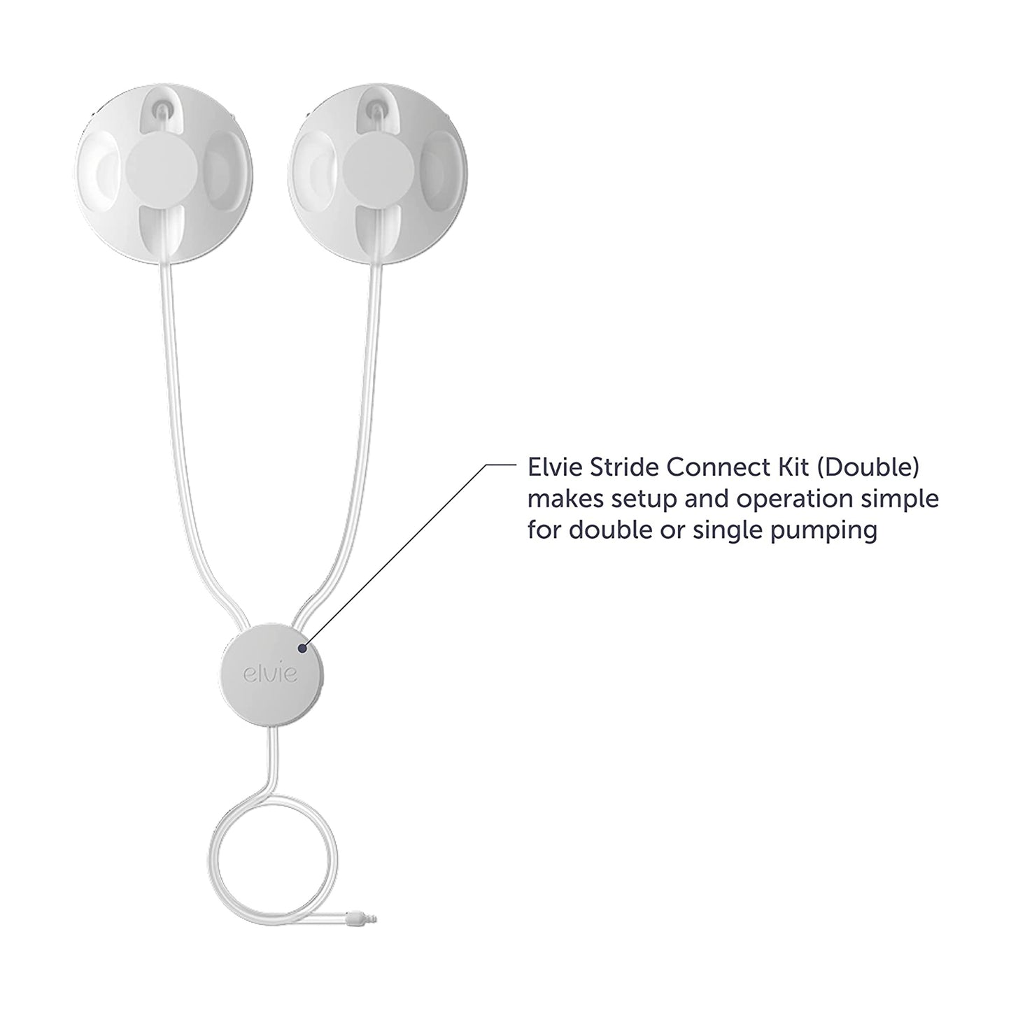 Elvie - Stride Double Breast Pump Connect Kit Only