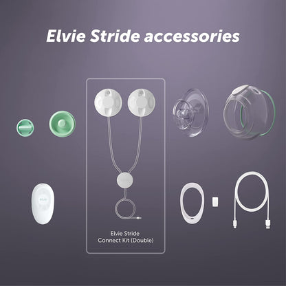Elvie - Stride Double Breast Pump Connect Kit Only