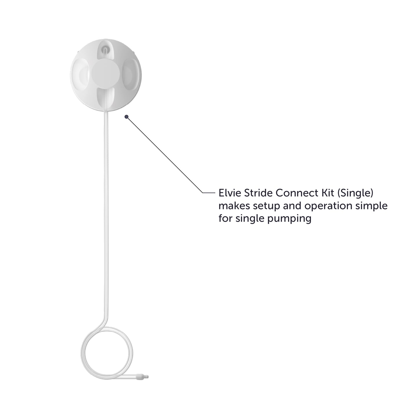 Elvie - Stride Single Breast Pump Connect Kit Only