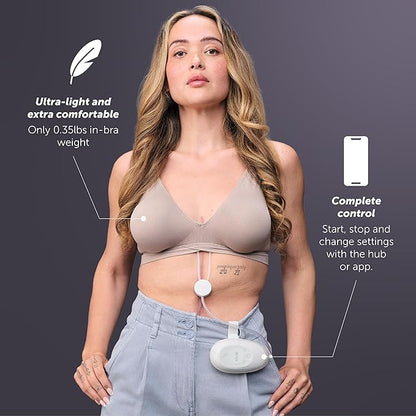 Elvie Stride 2 - Single Wearable Electric Breast Pump - Hands Free Breast Pump
