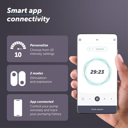 Elvie Stride 2 - Single Wearable Electric Breast Pump - Hands Free Breast Pump