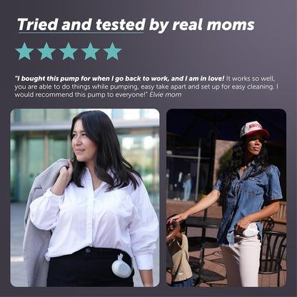 Elvie Stride 2 - Single Wearable Electric Breast Pump - Hands Free Breast Pump